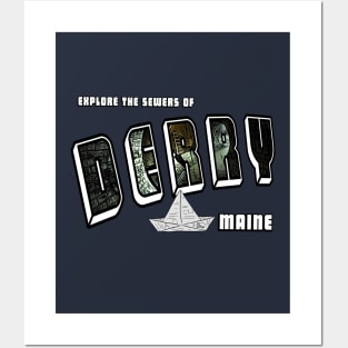 Explore the Sewers of Derry, Maine Posters and Art